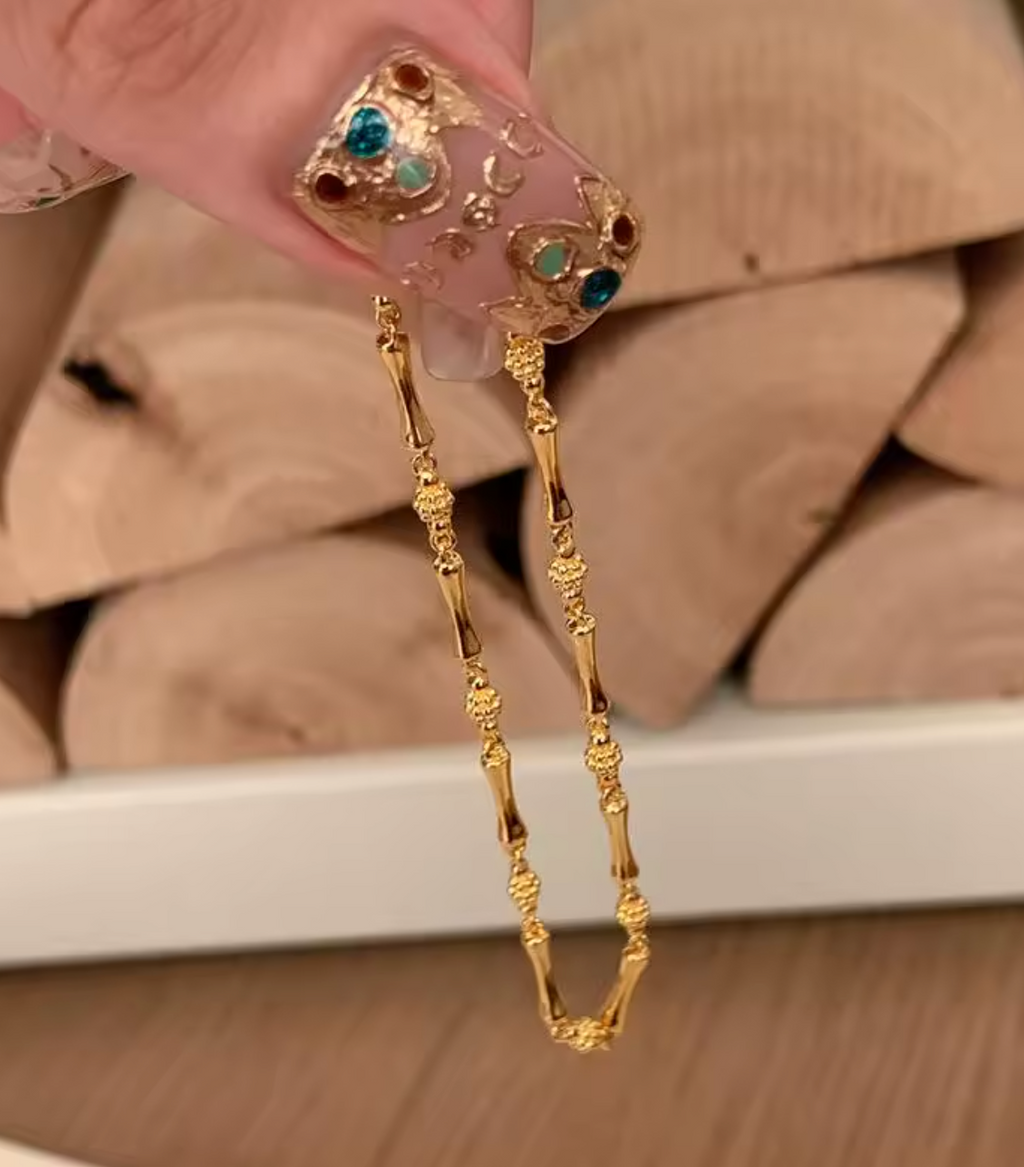 Fashion Simple Glossy Bamboo Bracelets for Women