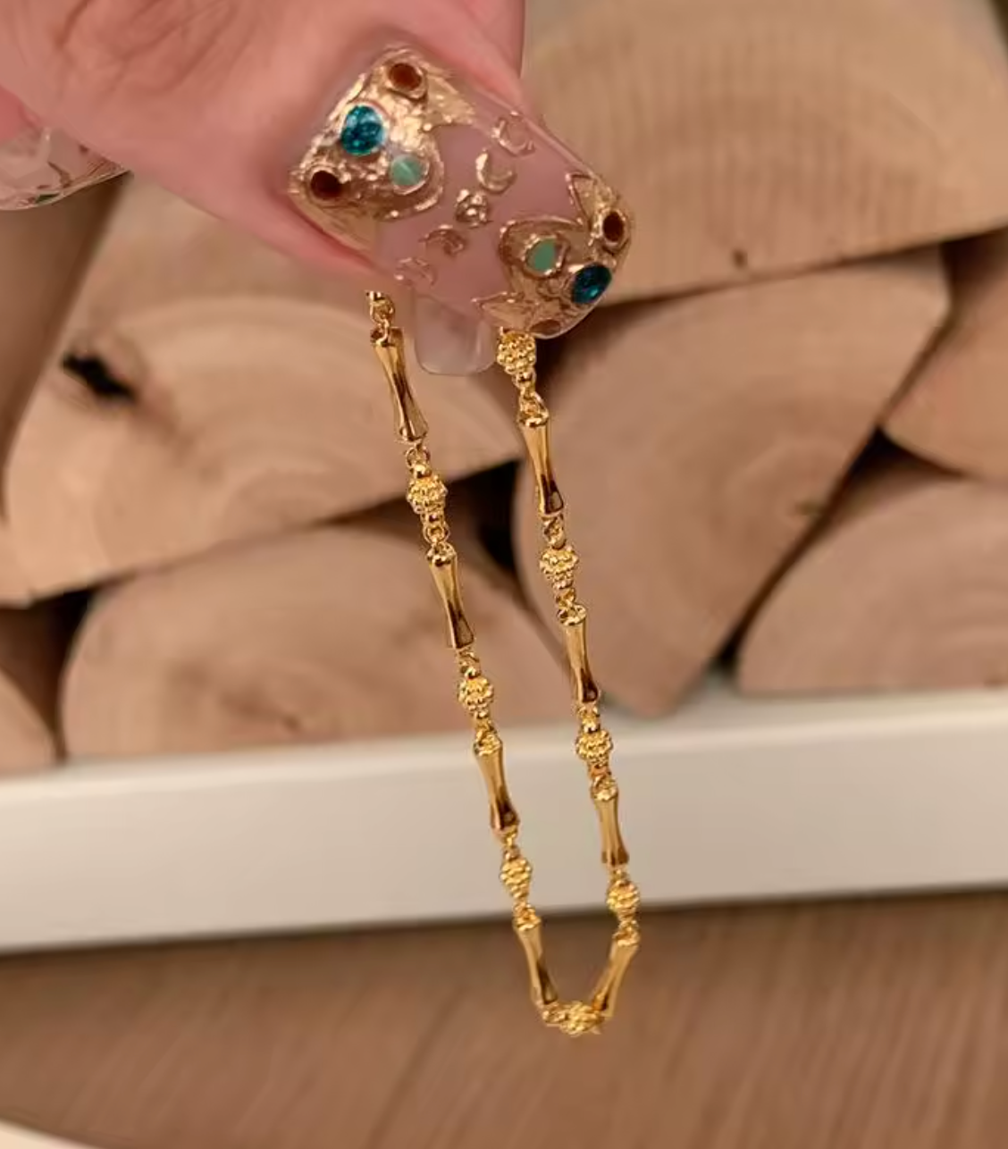 Fashion Simple Glossy Bamboo Bracelets for Women