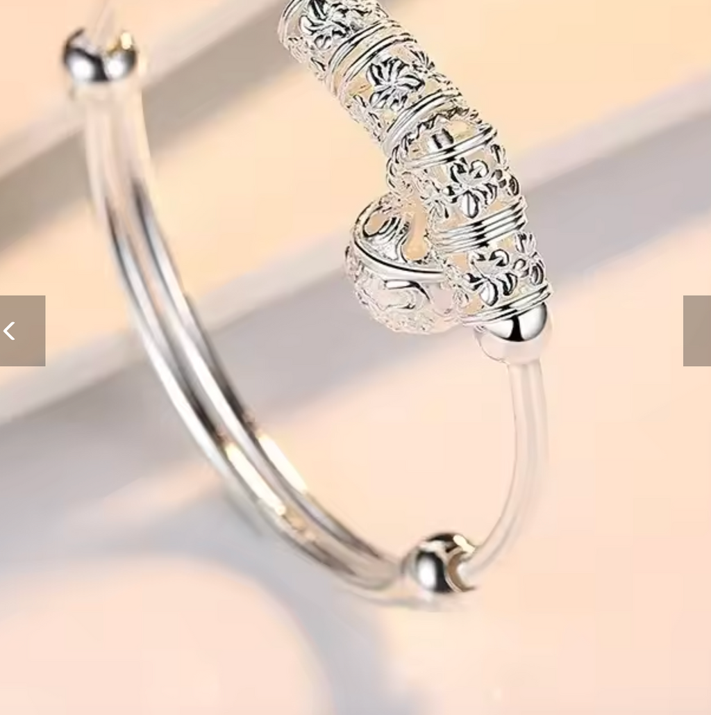 Women Jewelry Gift Charm Artificial Stone Bangle