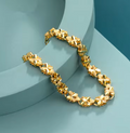 Lucky Gold Four Leaf Clover Bracelet for Women