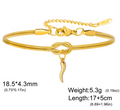 Italian Cornicello Lucky Horn Charm Bracelet
